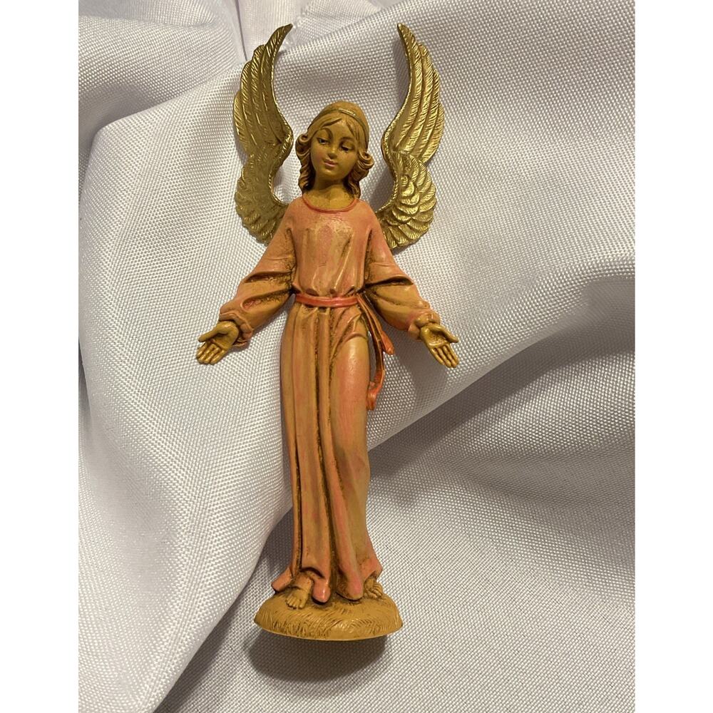 Fontanini 5" Scale Nativity STANDING ANGEL Figure #51 Depose Italy 1983